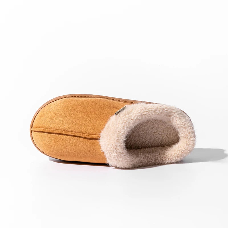 Fluffy Unisex Winter Slippers Warm, Comfy, and Non-Slip Coffee